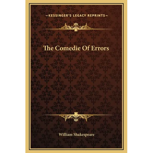 The Comedie Of Errors - Hardcover