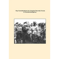 Key Considerations for Irregular Security Forces in Counterinsurgency - Paperback