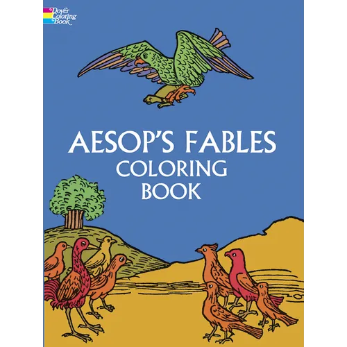 Aesop's Fables Coloring Book - Paperback