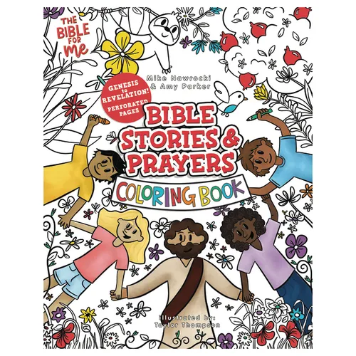 Bible Stories & Prayers Coloring Book: The Bible for Me - Paperback