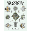 2,100 Victorian Monograms - Paperback