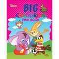 Big Colouring Pink Book for 5 to 9 years Old Kids Fun Activity and Colouring Book for Children - Paperback