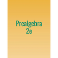 Prealgebra 2e - Hardcover