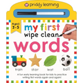 My First Wipe Clean Words (Priddy Smart): A Fun Early-Learning Book for Kids to Practice Their Pen Control Skills - Board Book