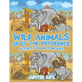 Wild Animals Spot the Difference Activity Book for Kids - Paperback