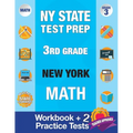 NY State Test Prep 3rd Grade New York Math: Workbook and 2 Practice Tests: New York 3rd Grade Math Test Prep, 3rd Grade Math Test Prep New York, Math - Paperback