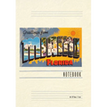 Vintage Lined Notebook Greetings from Miami, Florida - Paperback