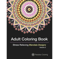Adult Coloring Books: A Coloring Book for Adults Featuring Stress Relieving Mandalas - Paperback