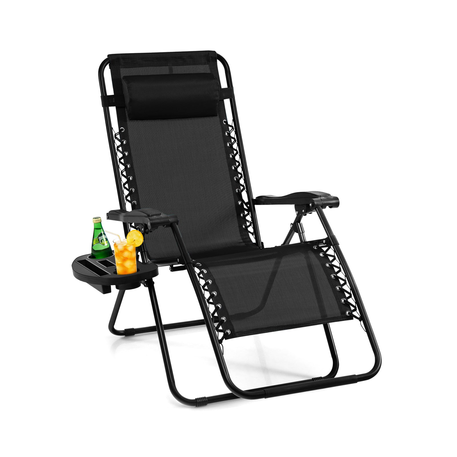 Outdoor Folding Zero Gravity Reclining Lounge Chair