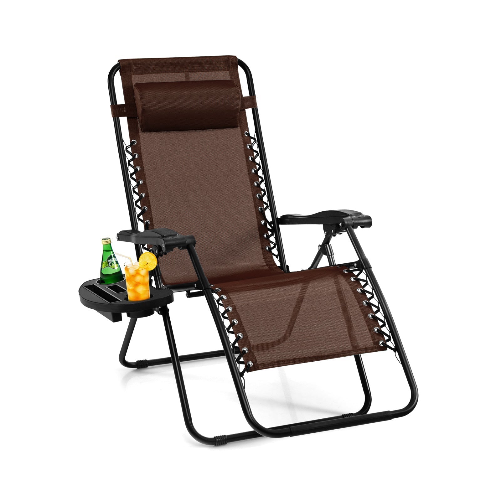 Outdoor Folding Zero Gravity Reclining Lounge Chair