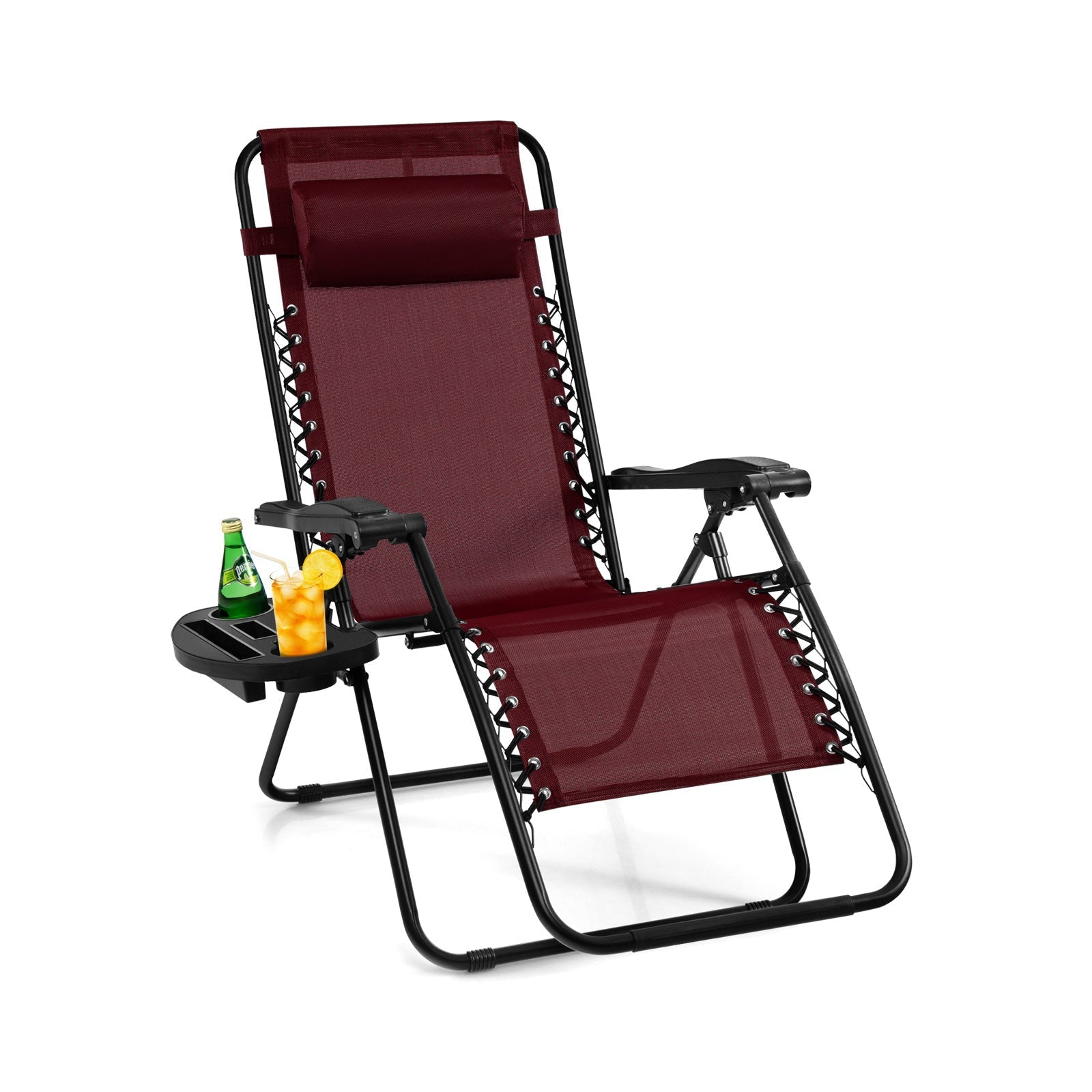 Outdoor Folding Zero Gravity Reclining Lounge Chair