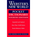 Webster's New World Pocket Dictionary - Paperback