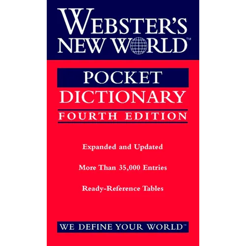 Webster's New World Pocket Dictionary - Paperback