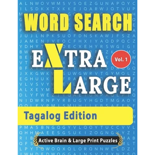WORD SEARCH Extra Large - Tagalog Edition - Paperback