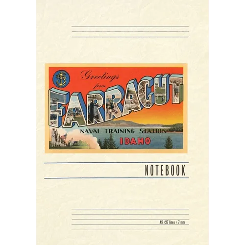 Vintage Lined Notebook Greetings from Farragut - Paperback