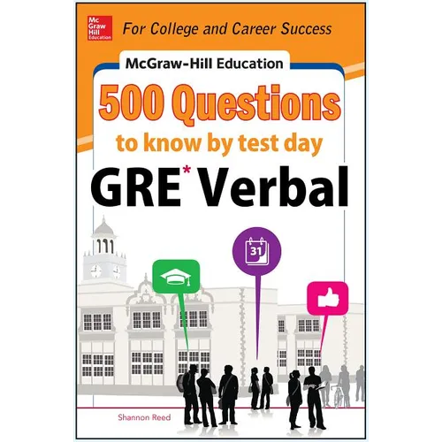 McGraw-Hill Education 500 GRE Verbal Questions to Know by Test Day - Paperback