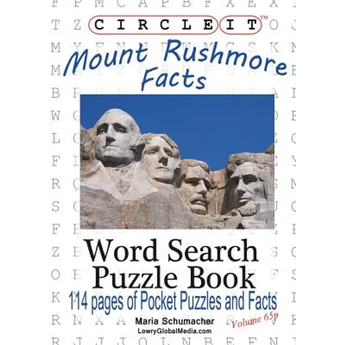 Circle It, Mount Rushmore Facts, Pocket Size, Word Search, Puzzle Book - Paperback