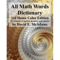 All Math Words Dictionary: For students of algebra, geometry and calculus - Paperback