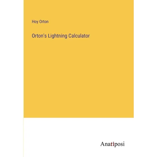 Orton's Lightning Calculator - Paperback