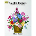Garden Flowers Iron-On Transfer Patterns - Paperback