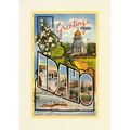 Vintage Lined Notebook Greetings from Idaho - Paperback