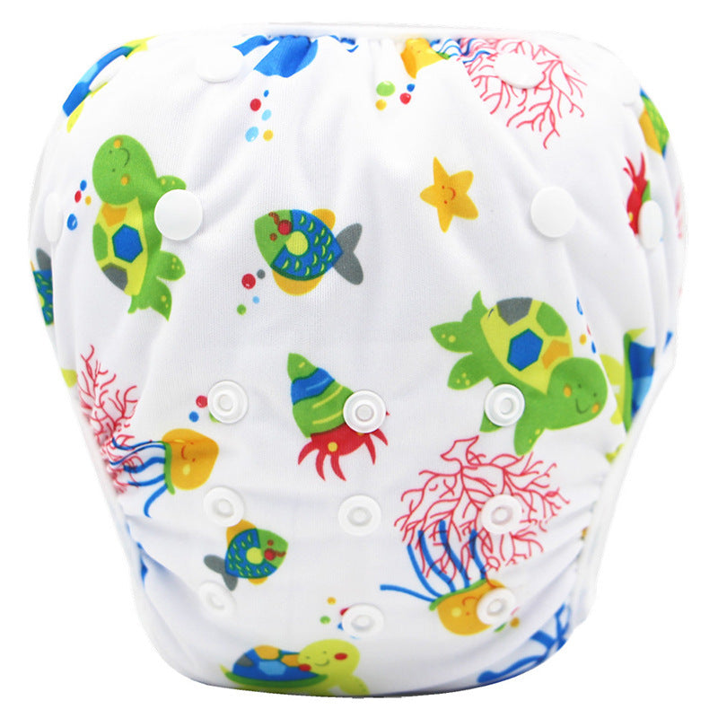 Fashionable Children's Cartoon Swim Trunks