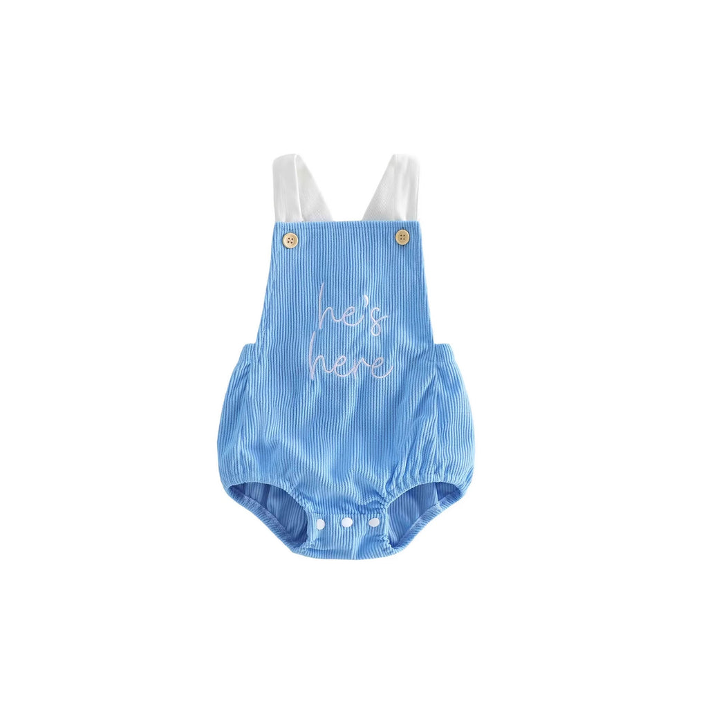 Shes HereHes Here Corduroy Romper