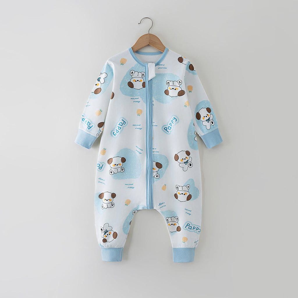Split-leg Sleeping Bag To Prevent Kicking Off The Covers One-piece Bodysuit