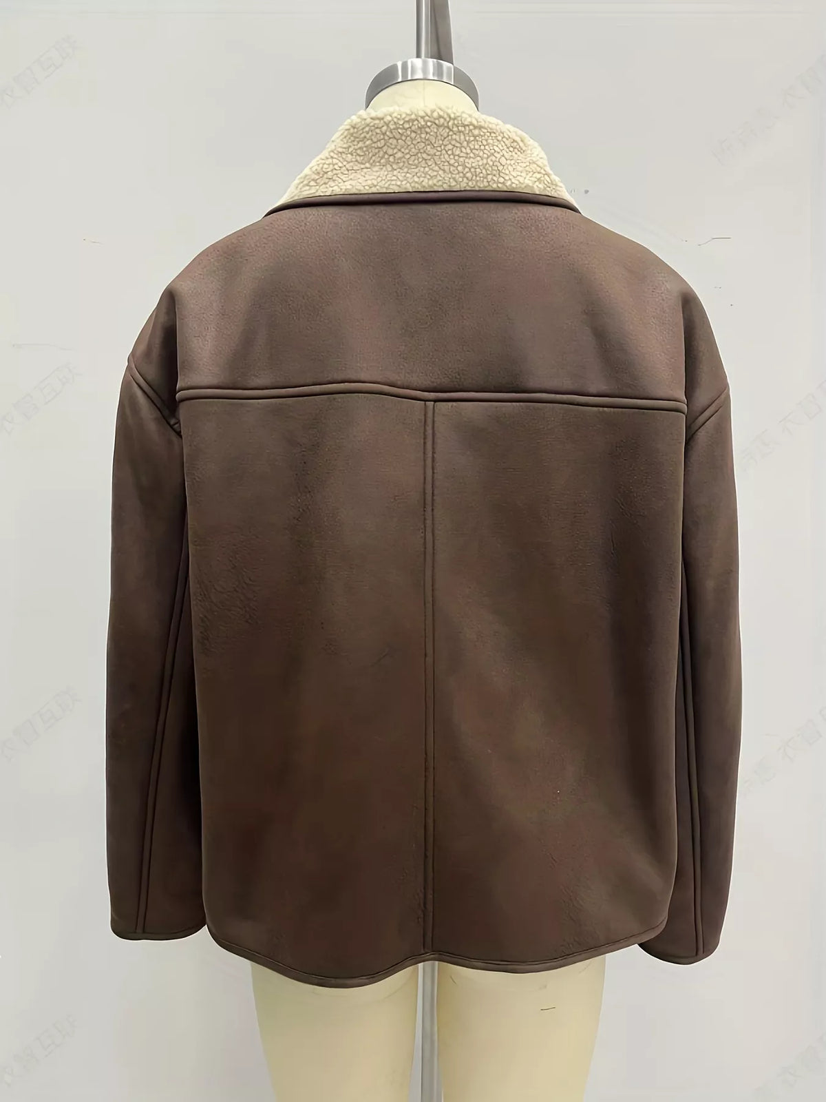 Sherpa Lined Button Down Outerwear