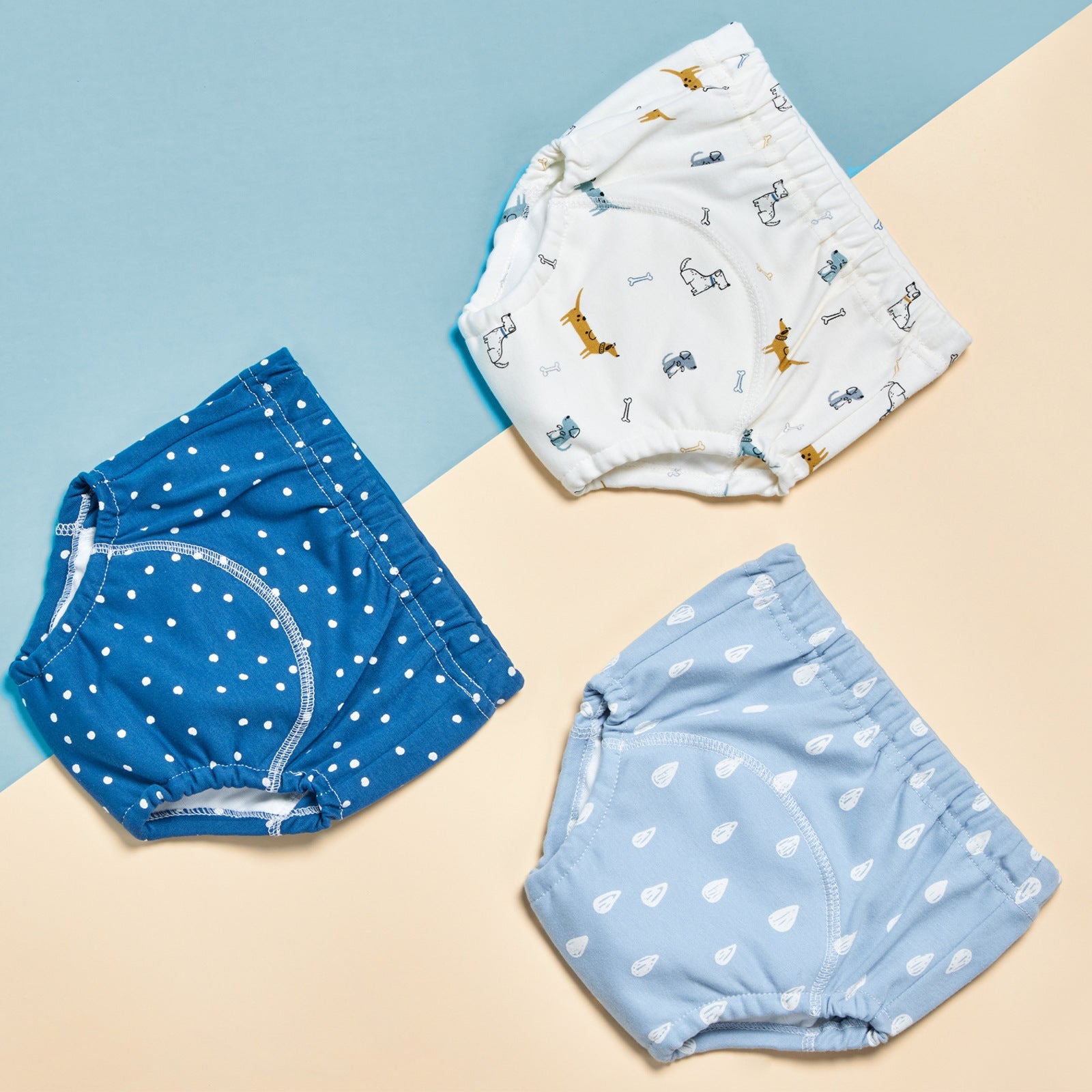 Pure Cotton Breathable Baby Training Pants Cloth Diapers