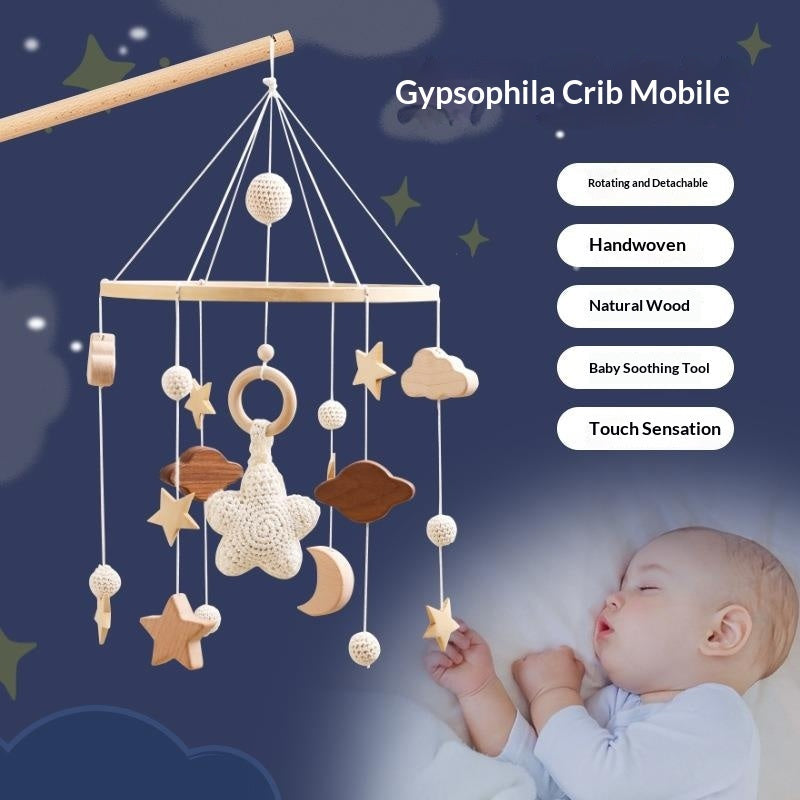 Crib Rattle Three-month-old Newborn Stroller Crib Headboard Rattle