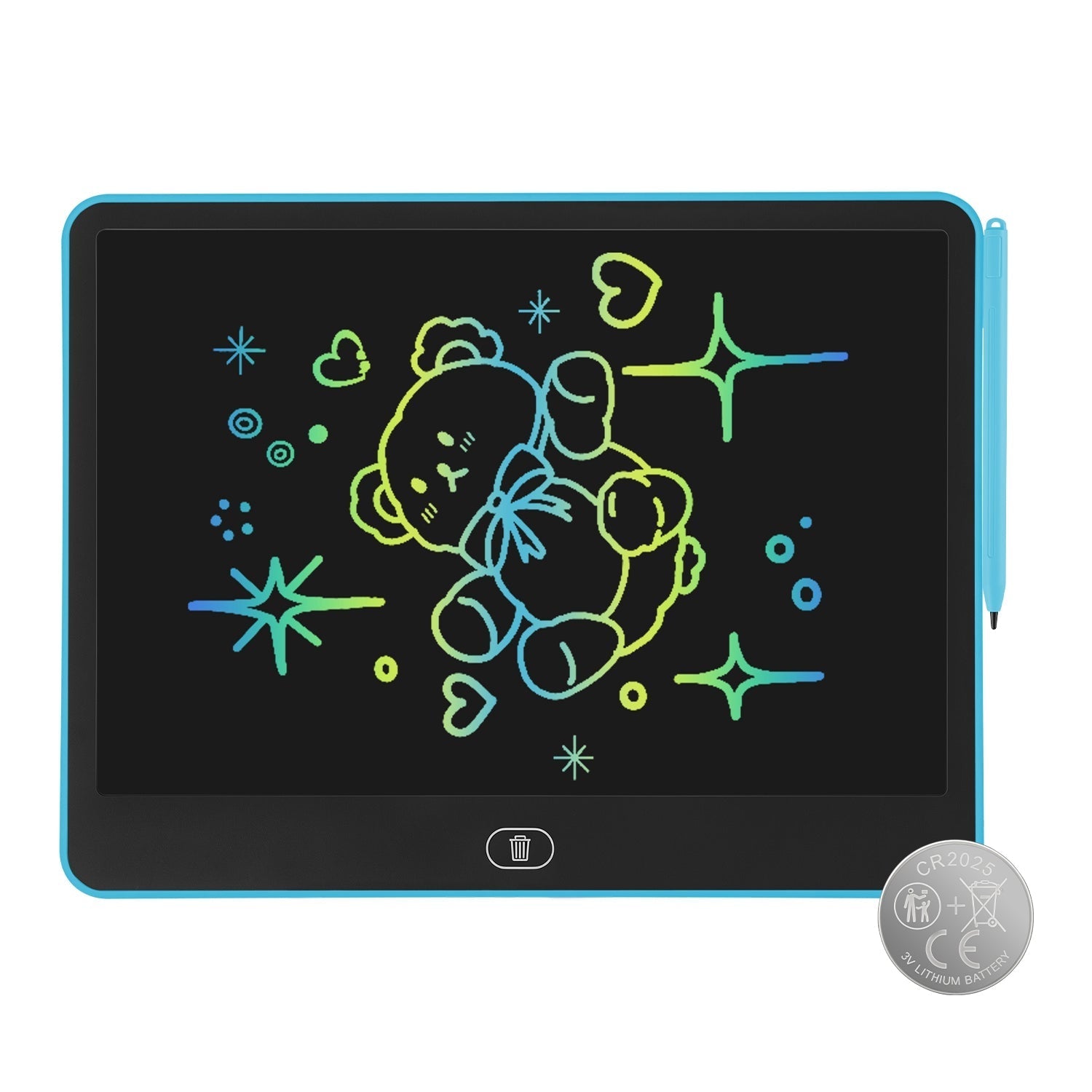 LCD Writing Tablet for Kids with Stylus & Lock Function