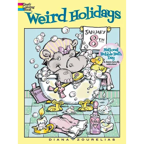 Weird Holidays Coloring Book - Paperback
