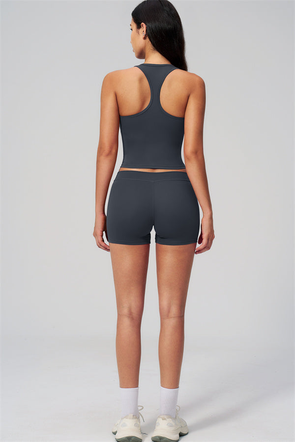 The Revive Crop Top Shorts 2-Piece Set