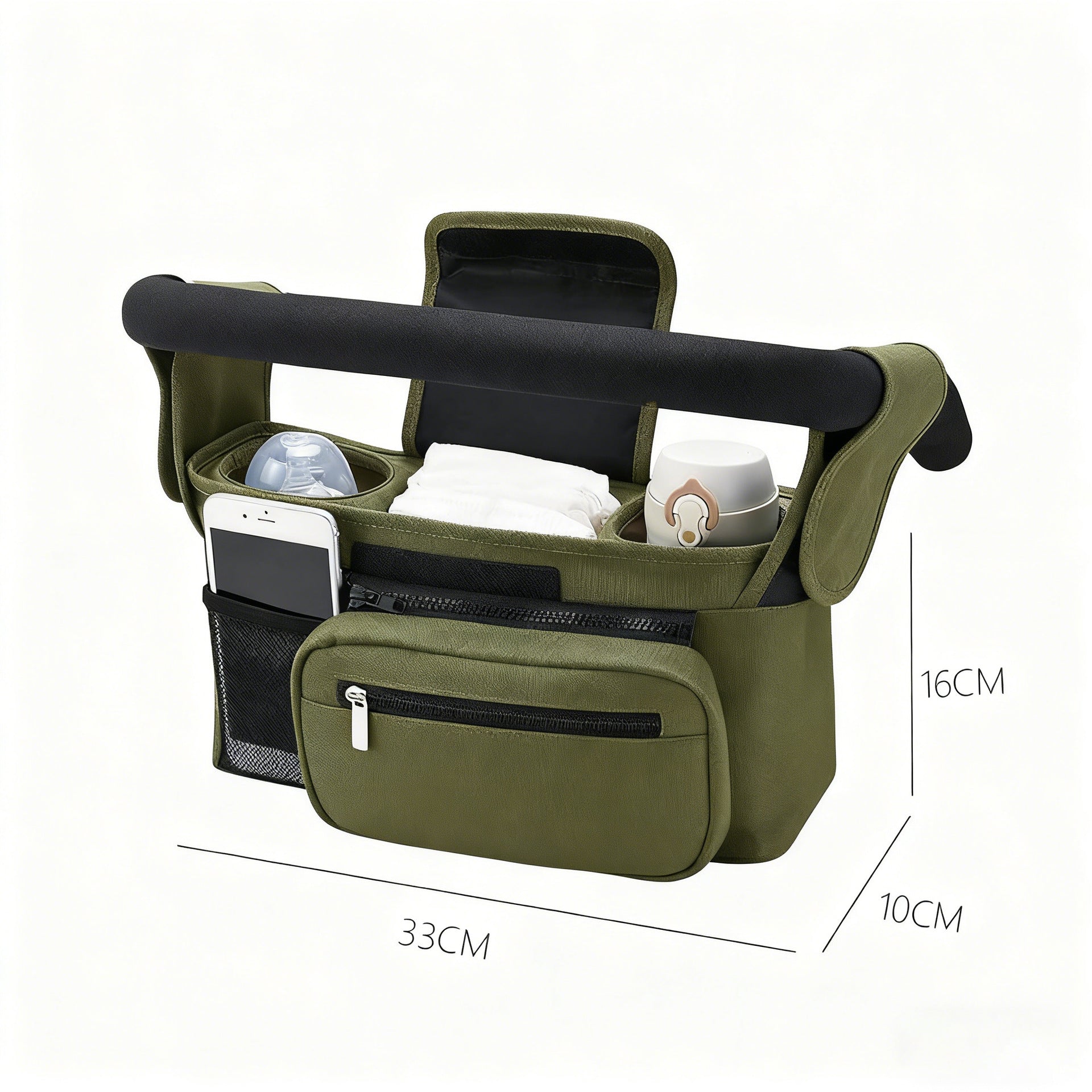 Multi-Functional Baby Stroller Hanging Organizer Bag