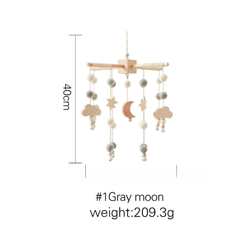 Crib Rattle Three-month-old Newborn Stroller Crib Headboard Rattle