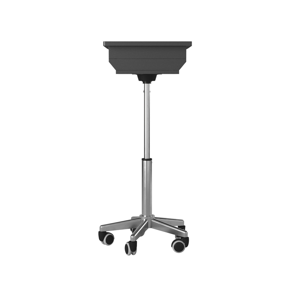 Techni Mobili Folding Table Laptop Cart, Graphite