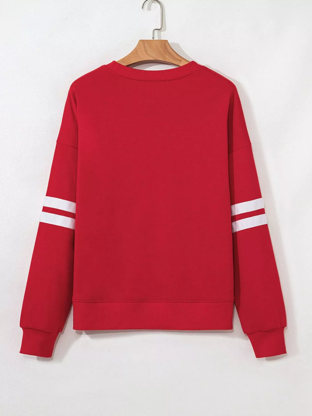 Striped Dropped Shoulder Sweatshirt