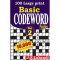 100 Large Print Basic Codeword Puzzles 2 - Paperback