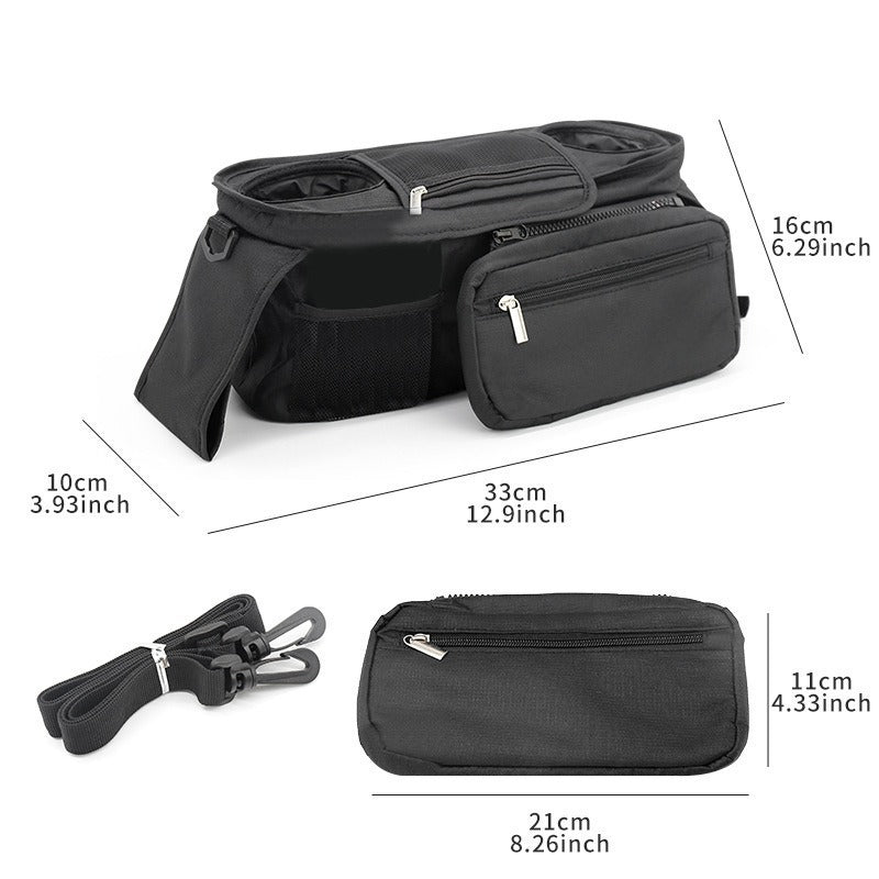 Multi-Functional Baby Stroller Hanging Organizer Bag