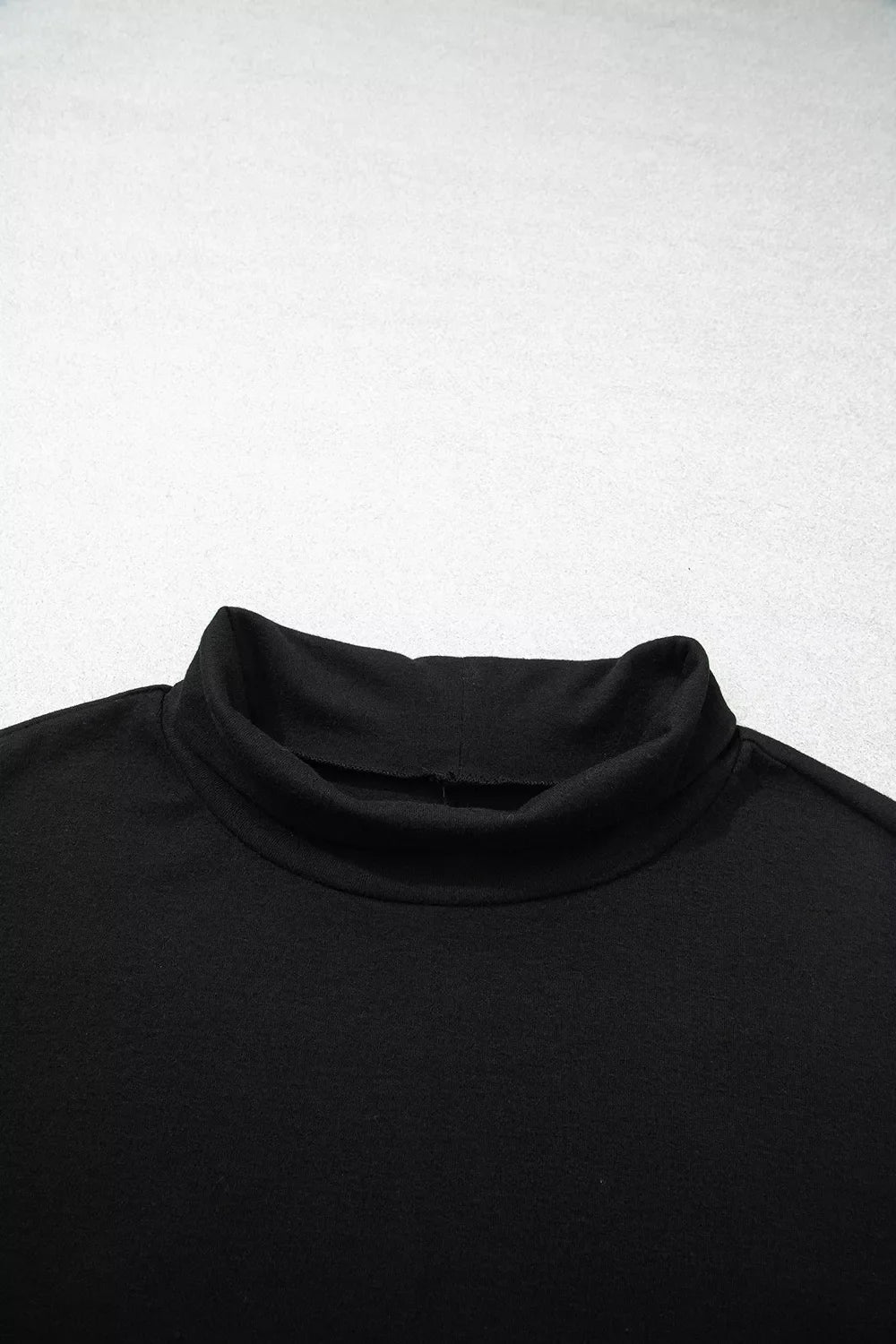 High Neck Long Sleeve Top