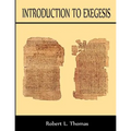 Introduction To Exegesis - Paperback