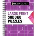 Brain Games - Large Print Sudoku Puzzles (Arrow) - Spiral