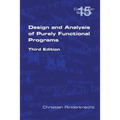 Design and Analysis of Purely Functional Progams - Paperback