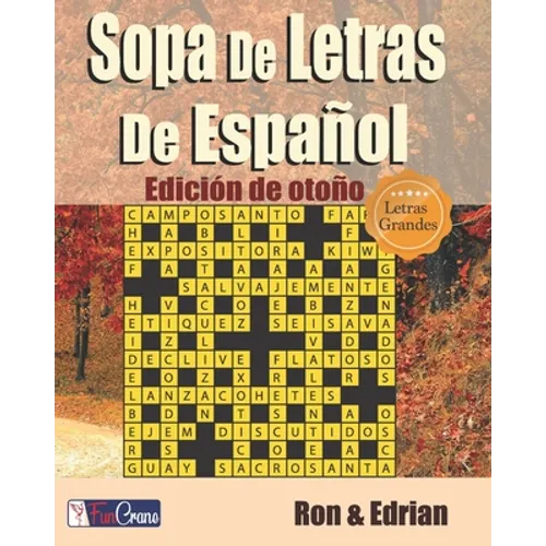 Sopa De Letras De Español: Edición de otoño - Paperback