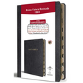 Biblia Reina Valera Revisada 1960 Letra Súper Gigante, Símil Piel Negro Con Índice / Spanish Bible Rvr 1960 Super Giant Print, Black Leathersoft W/ Th - Bonded Leather