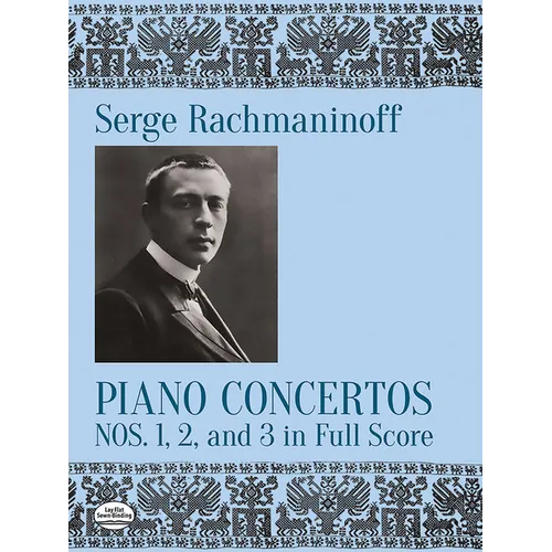 Piano Concertos Nos. 1, 2 and 3 in Full Score - Paperback