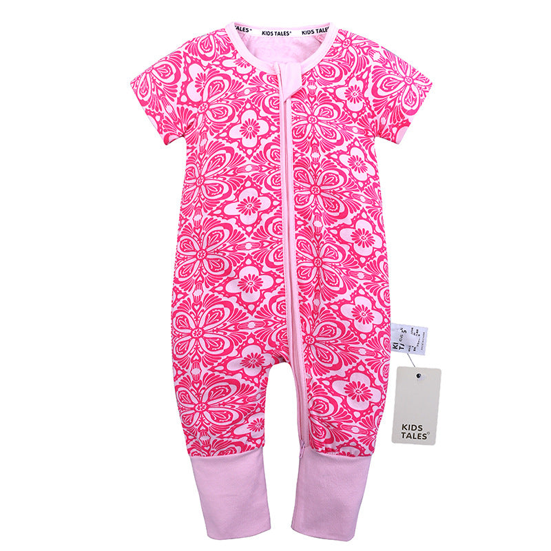 Cartoon Onesie Baby Short-sleeve Bodysuit