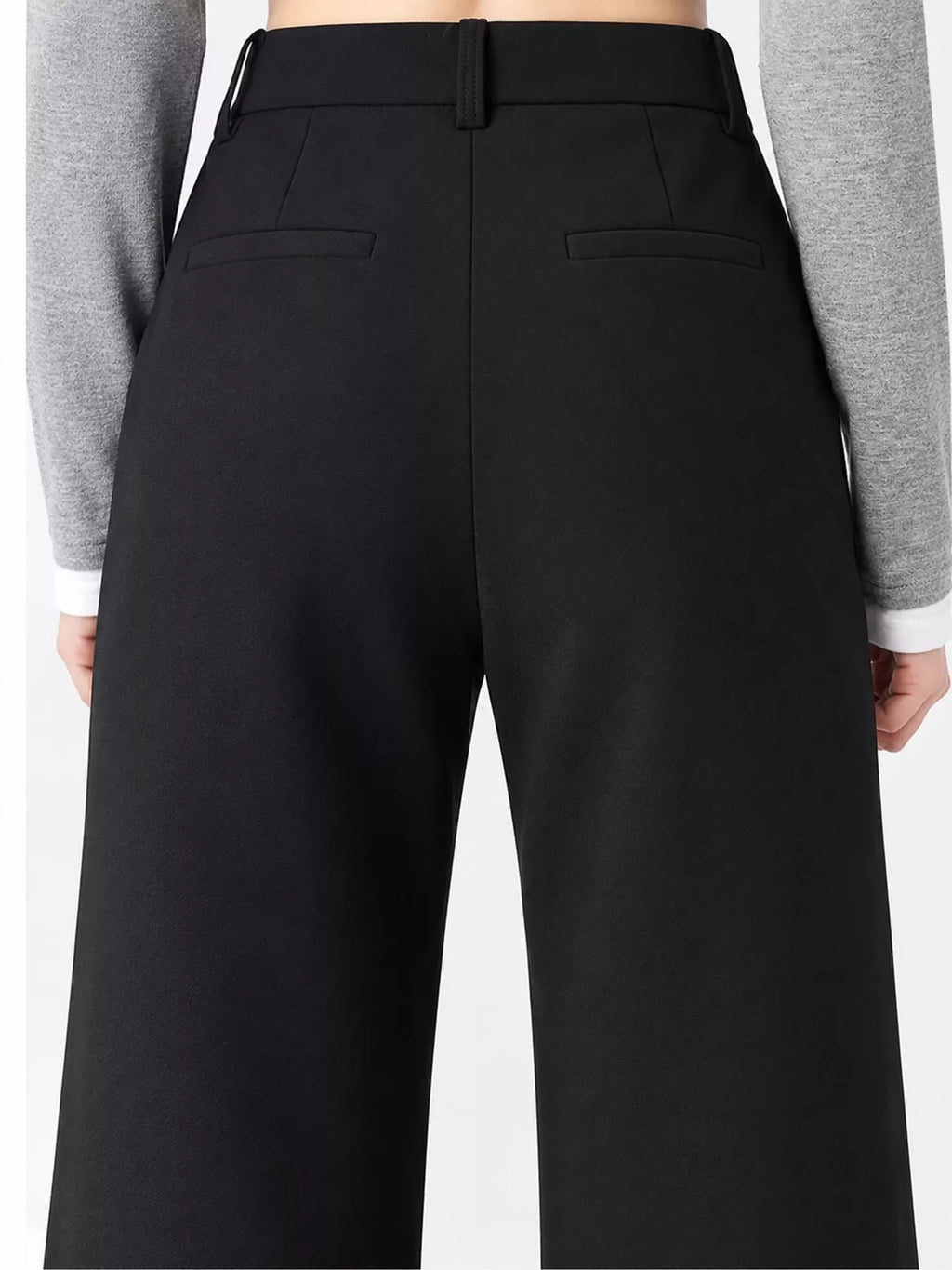Full Size High-Waisted Slim-Fit Straight-Leg Pants Plus Size