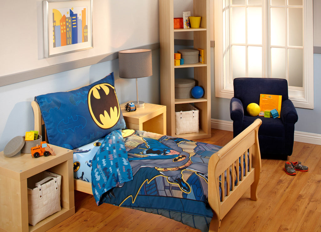 Batman 4 pc Toddler Bedding Set